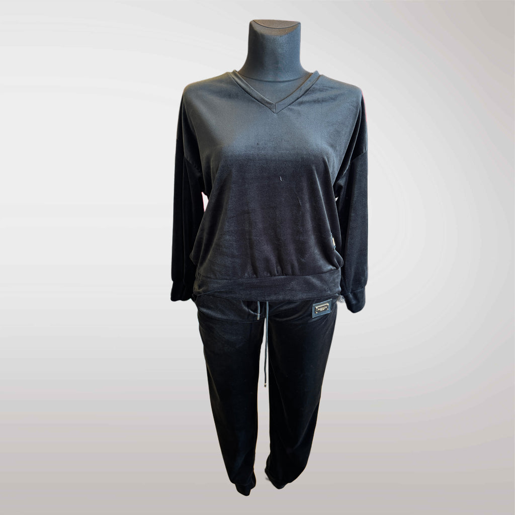 Komplet Dresowy Welurowy Dres Welur Damski