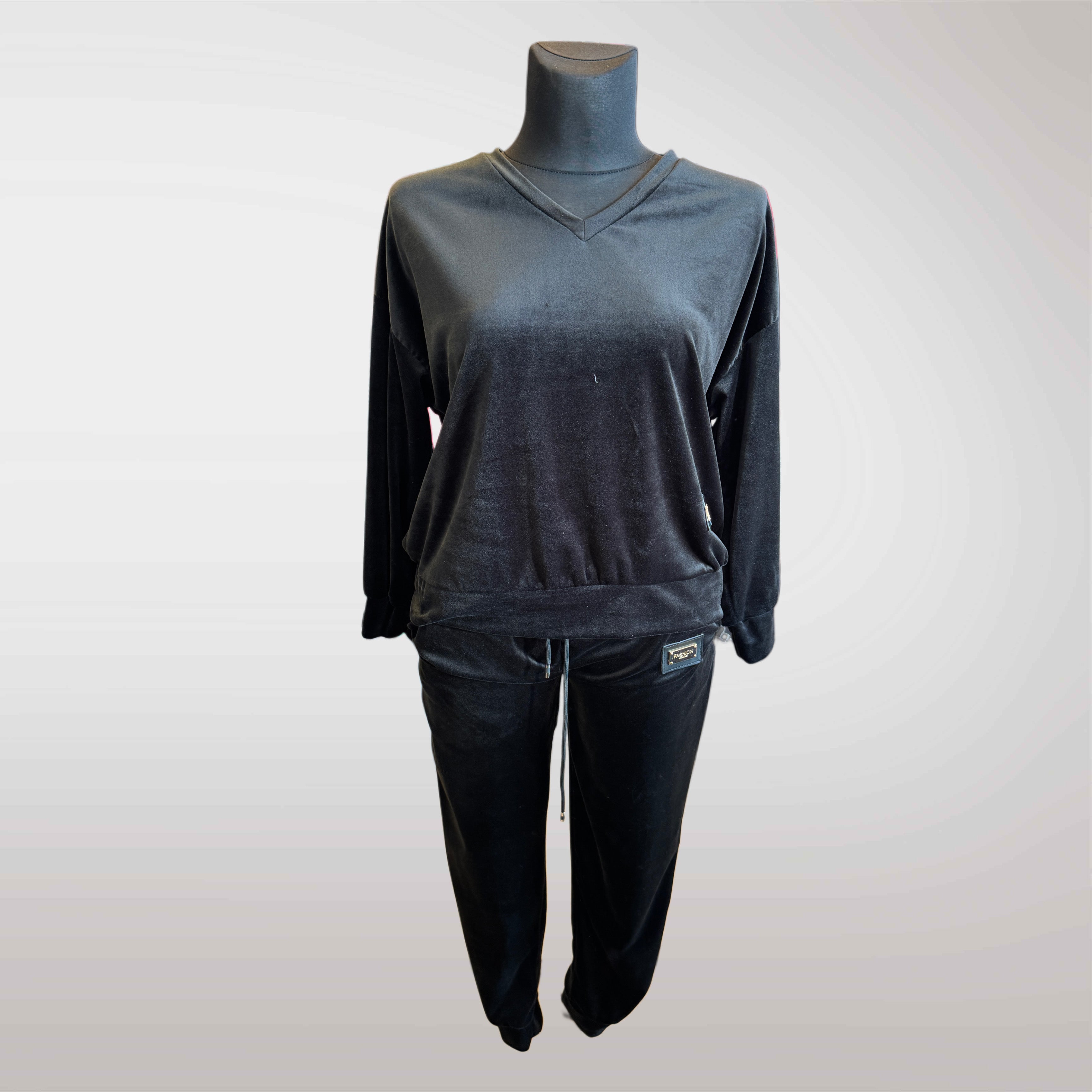 Komplet Dresowy Welurowy Dres Welur Damski