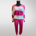 Komplet Dresowy Welurowy Dres Welur Damski