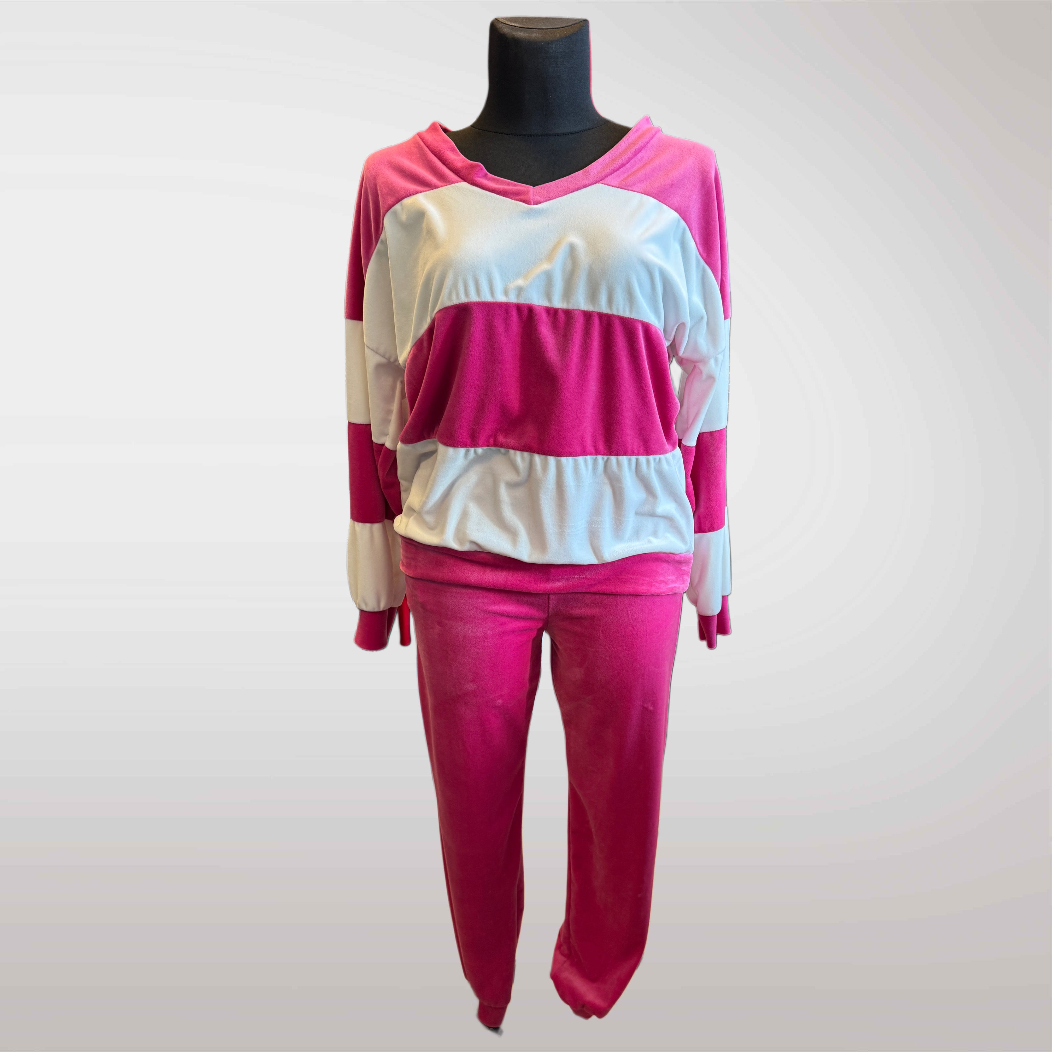 Komplet Dresowy Welurowy Dres Welur Damski