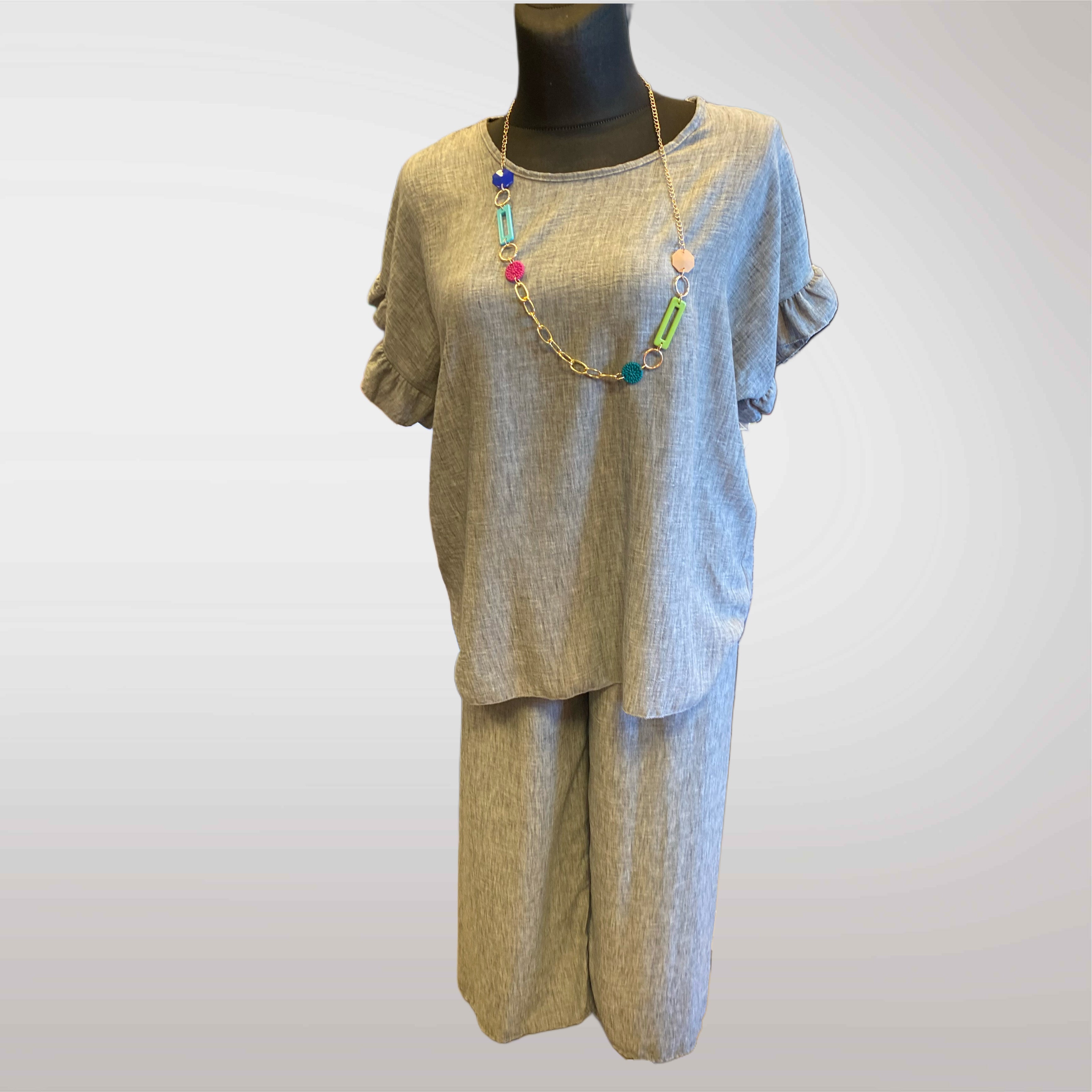 Damski Komplet Oversize Bluzka + Spodnie