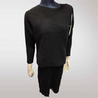 Damski Komplet Dzianinowy Sukienka i Sweter