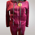 Komplet Dresowy Welurowy Dres Welur Damski