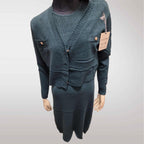 Zimowy Komplet Dzianinowy Sukienka + Sweter