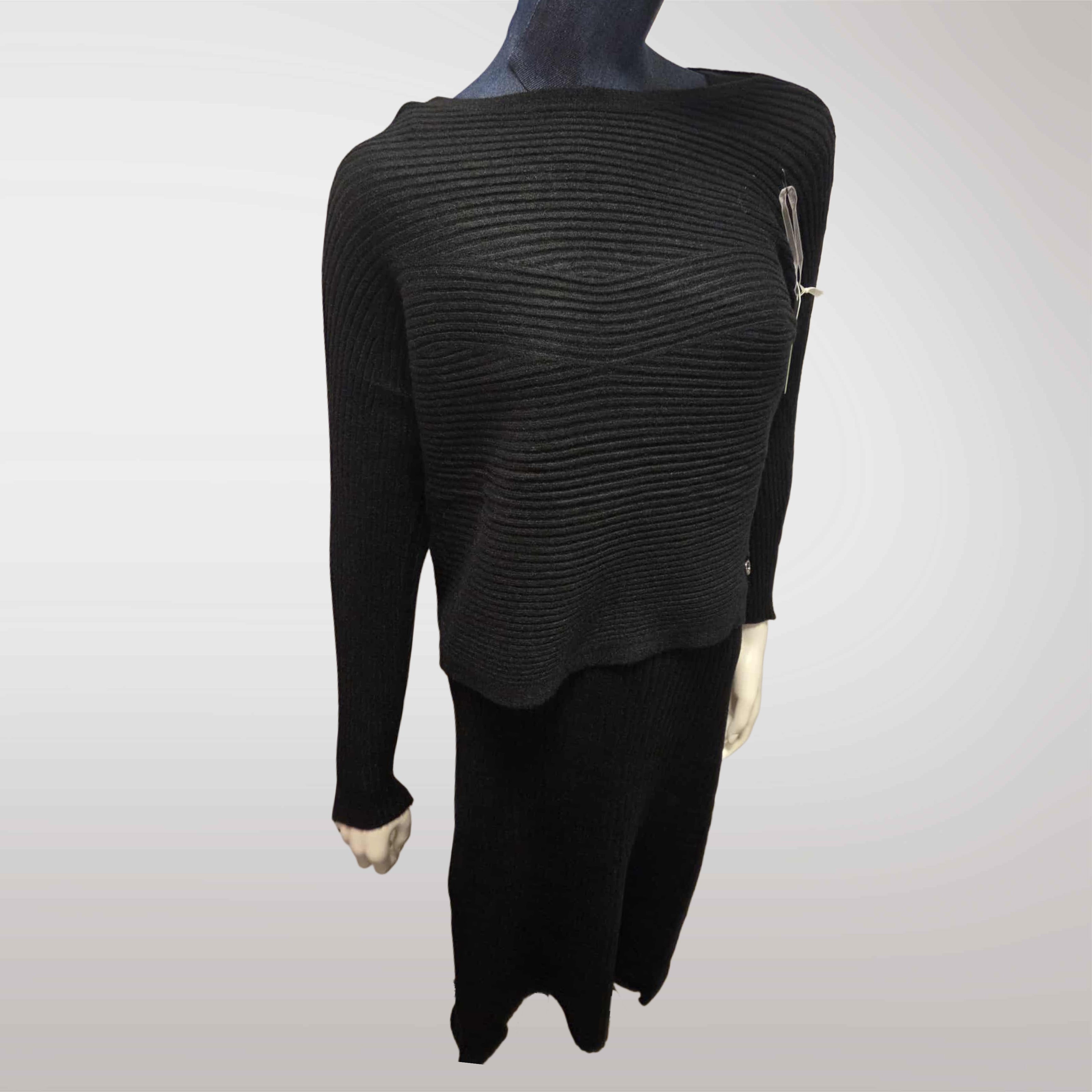 Damski Komplet Dzianinowy Sukienka i Sweter