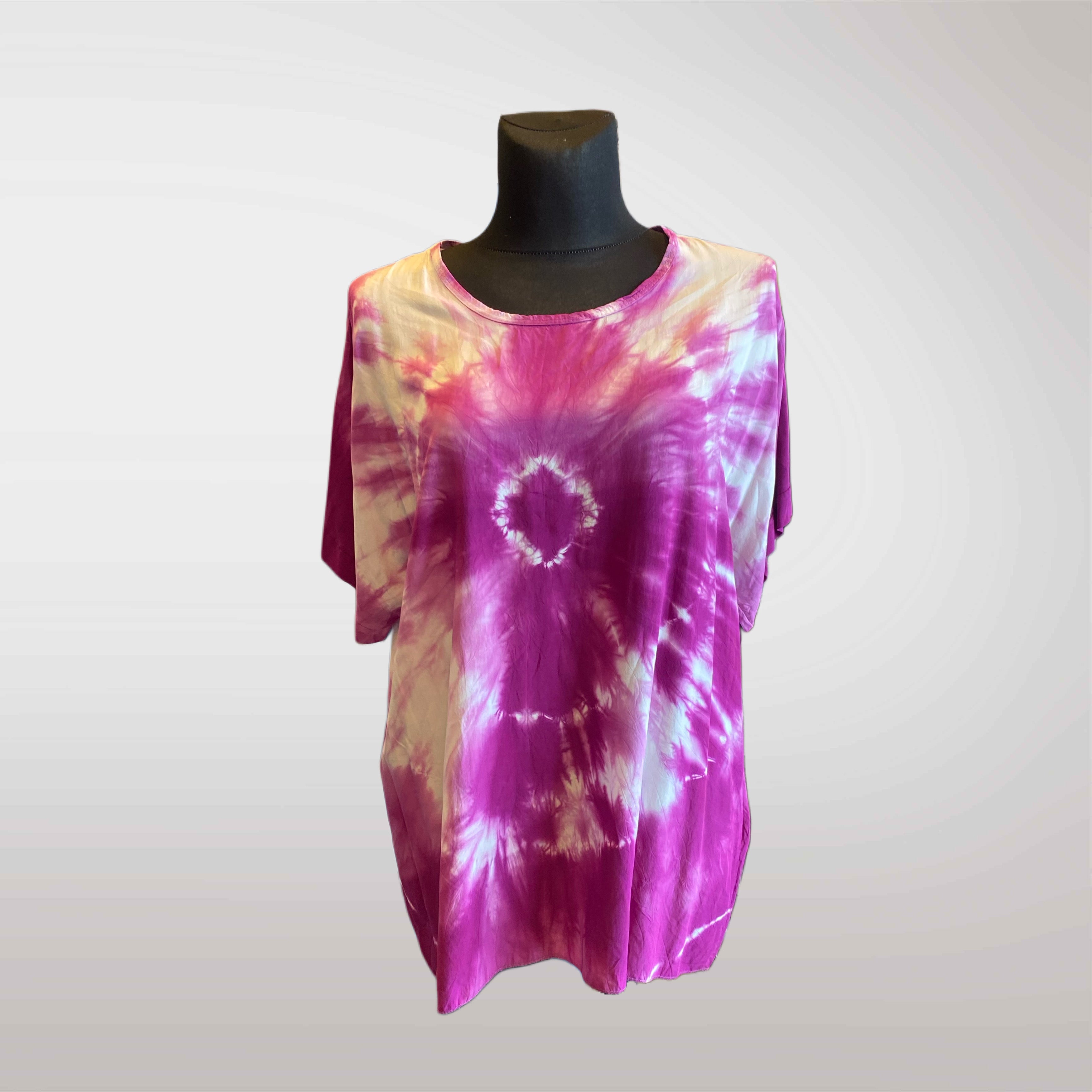 Damska Bluzka tie-dye Oversize