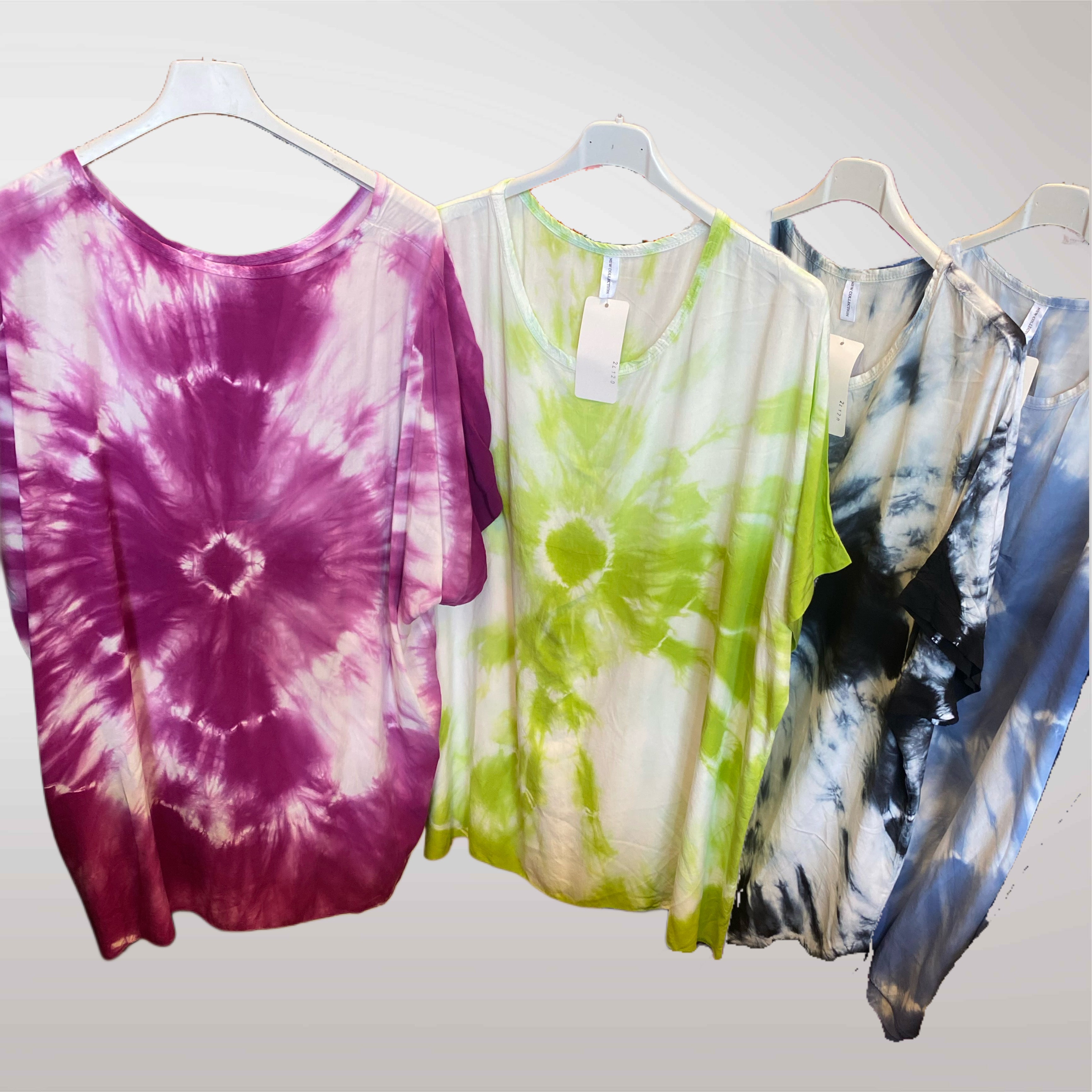 Damska Bluzka tie-dye Oversize