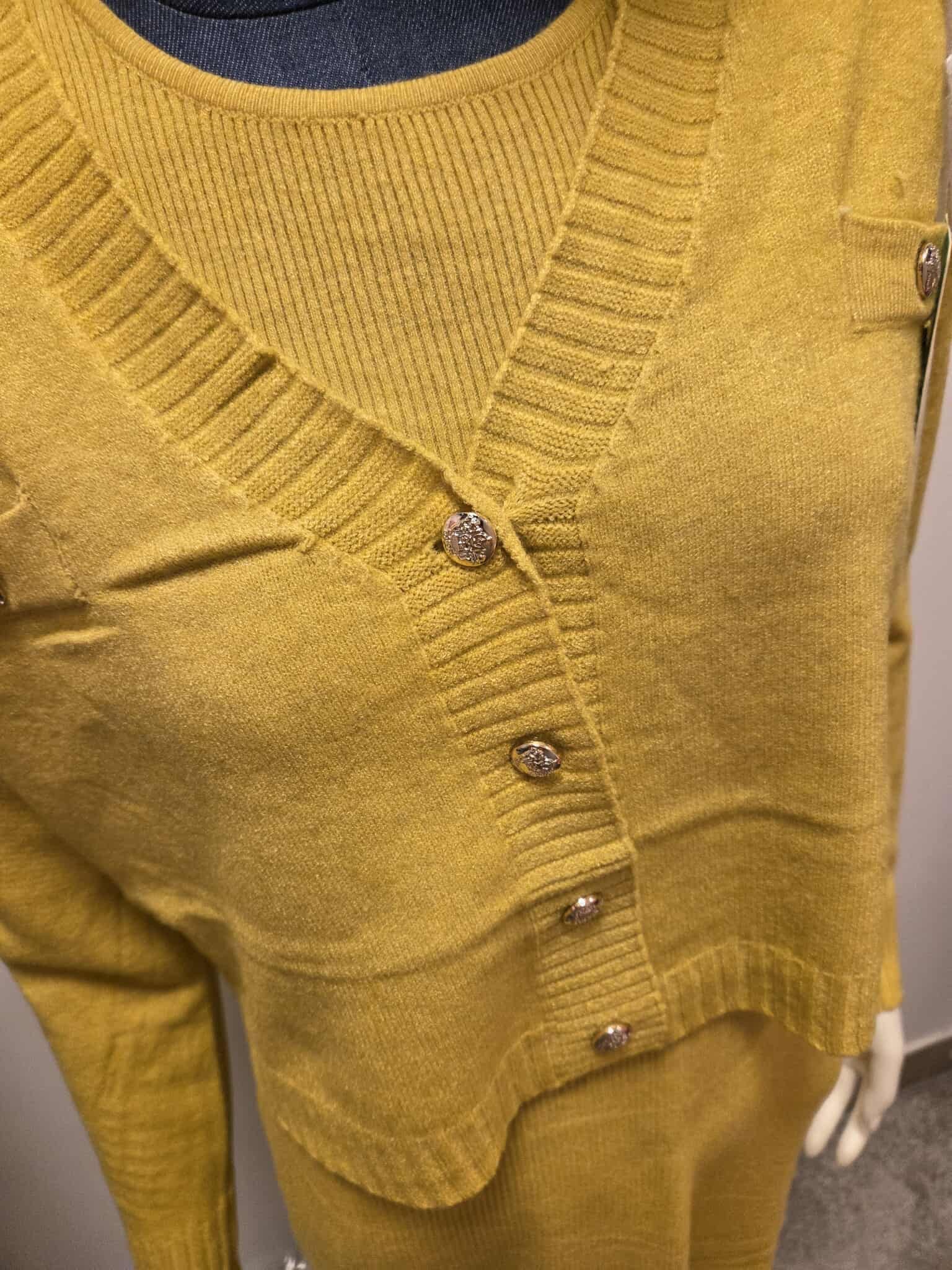 Zimowy Komplet Dzianinowy Sukienka + Sweter