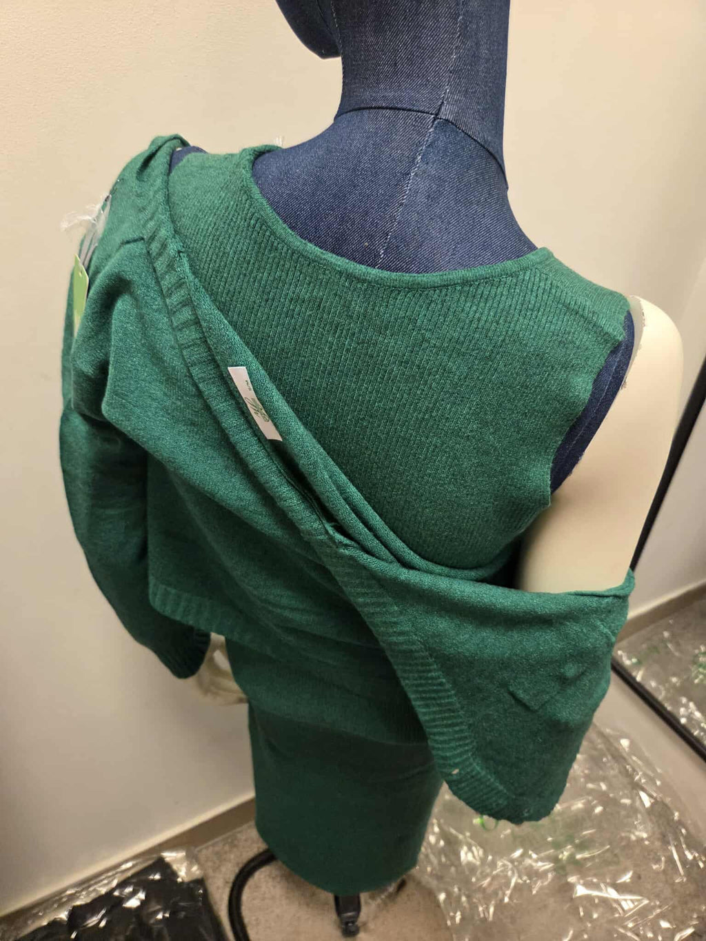 Zimowy Komplet Dzianinowy Sukienka + Sweter