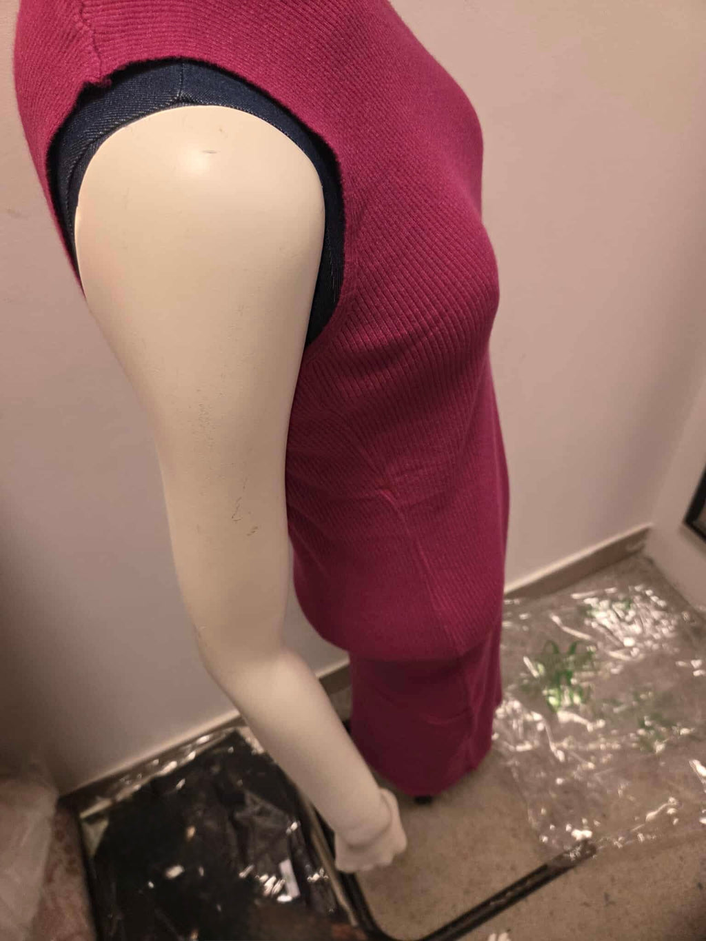 Zimowy Komplet Dzianinowy Sukienka + Sweter