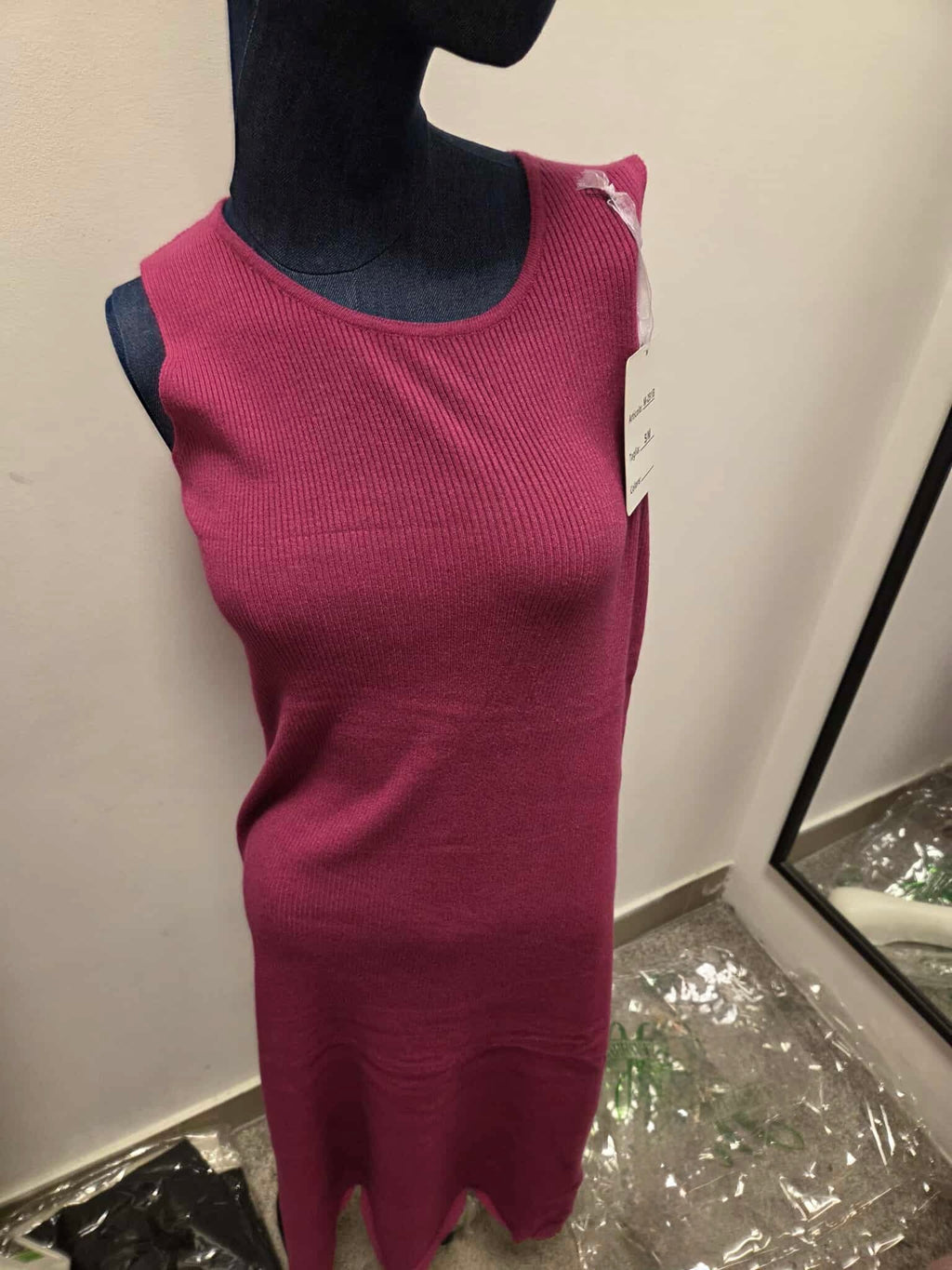 Zimowy Komplet Dzianinowy Sukienka + Sweter