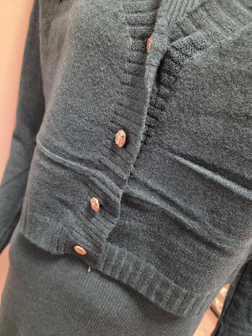 Zimowy Komplet Dzianinowy Sukienka + Sweter