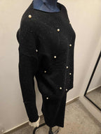 Damski Komplet Swetrowy Sukienka + Sweter