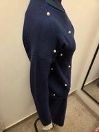 Damski Komplet Swetrowy Sukienka + Sweter