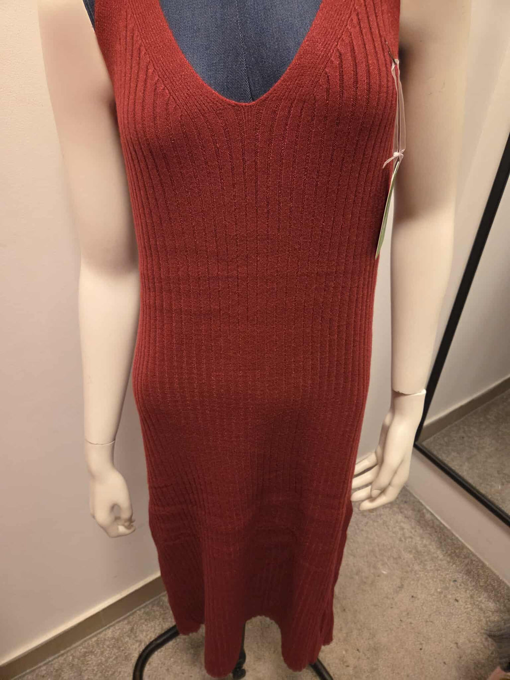 Damski Komplet Dzianinowy Sukienka i Sweter