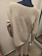 Damski Komplet Dzianinowy Sukienka i Sweter