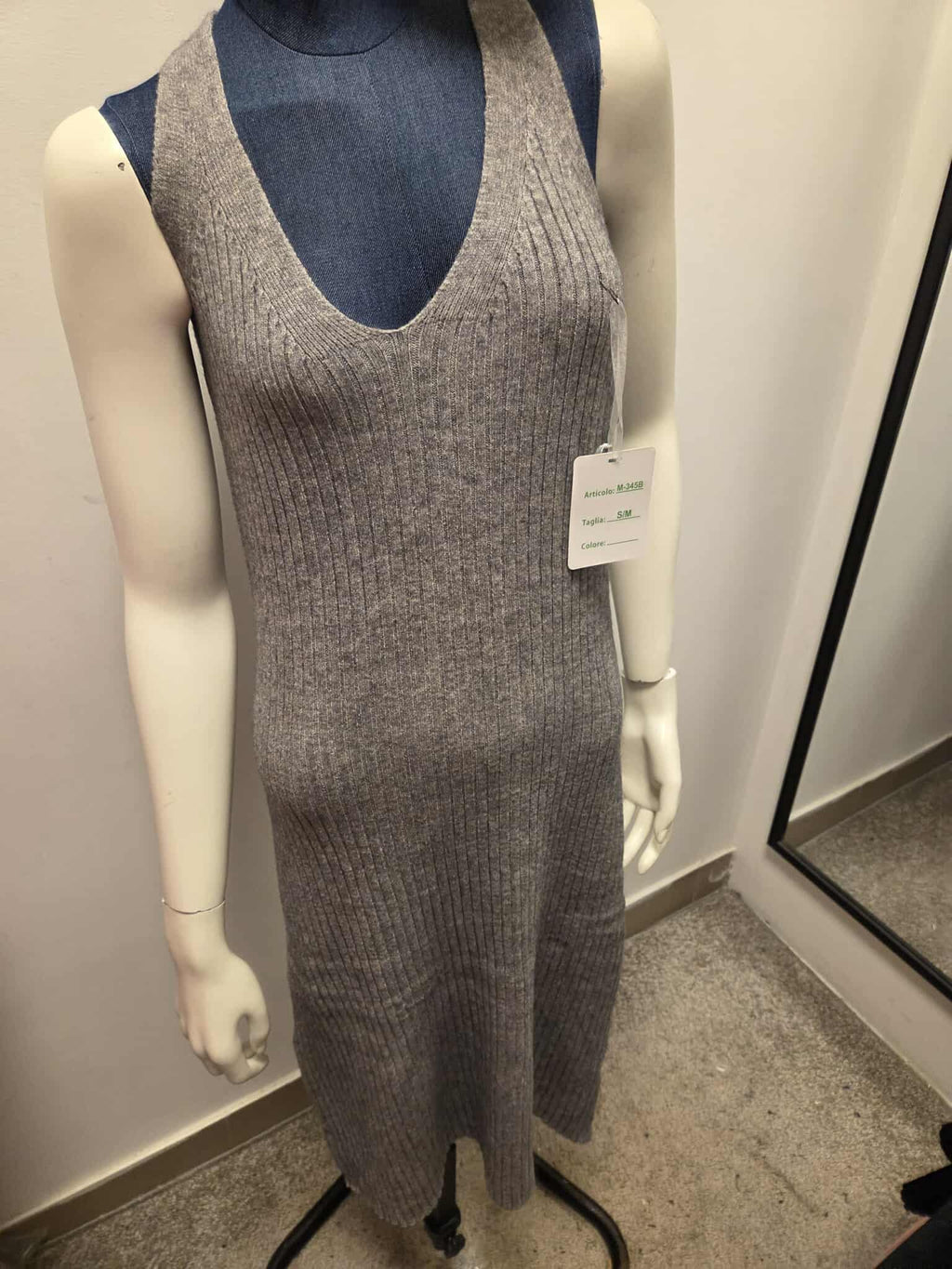 Damski Komplet Dzianinowy Sukienka i Sweter